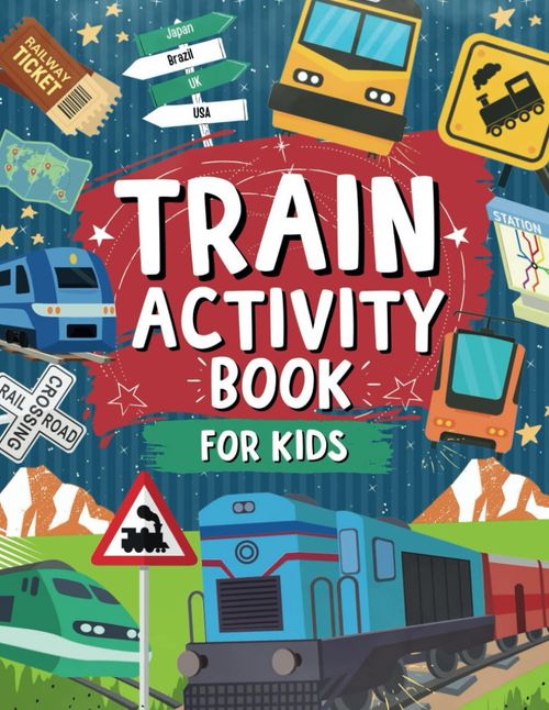 Train Activity Book For Kids