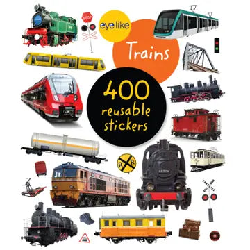 Trains: 400 Reusable Stickers