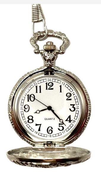 Conductor Pocket Watch Shiny Silver